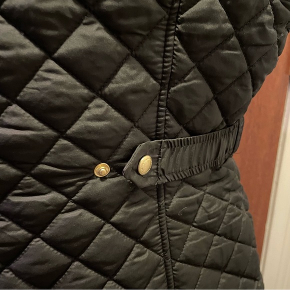 Weatherproof quilted and faux fur lined vest - large - Picture 5 of 8